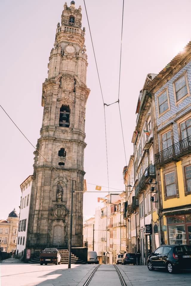 Clérigos tower in Porto