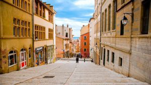 Rue dans le quartier Croix-Rousse
