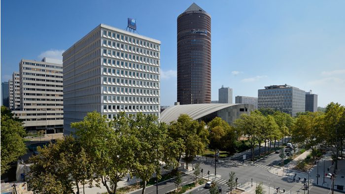 Quartier La Part Dieu de jour, avec la Tour du Crédit Lyonnais