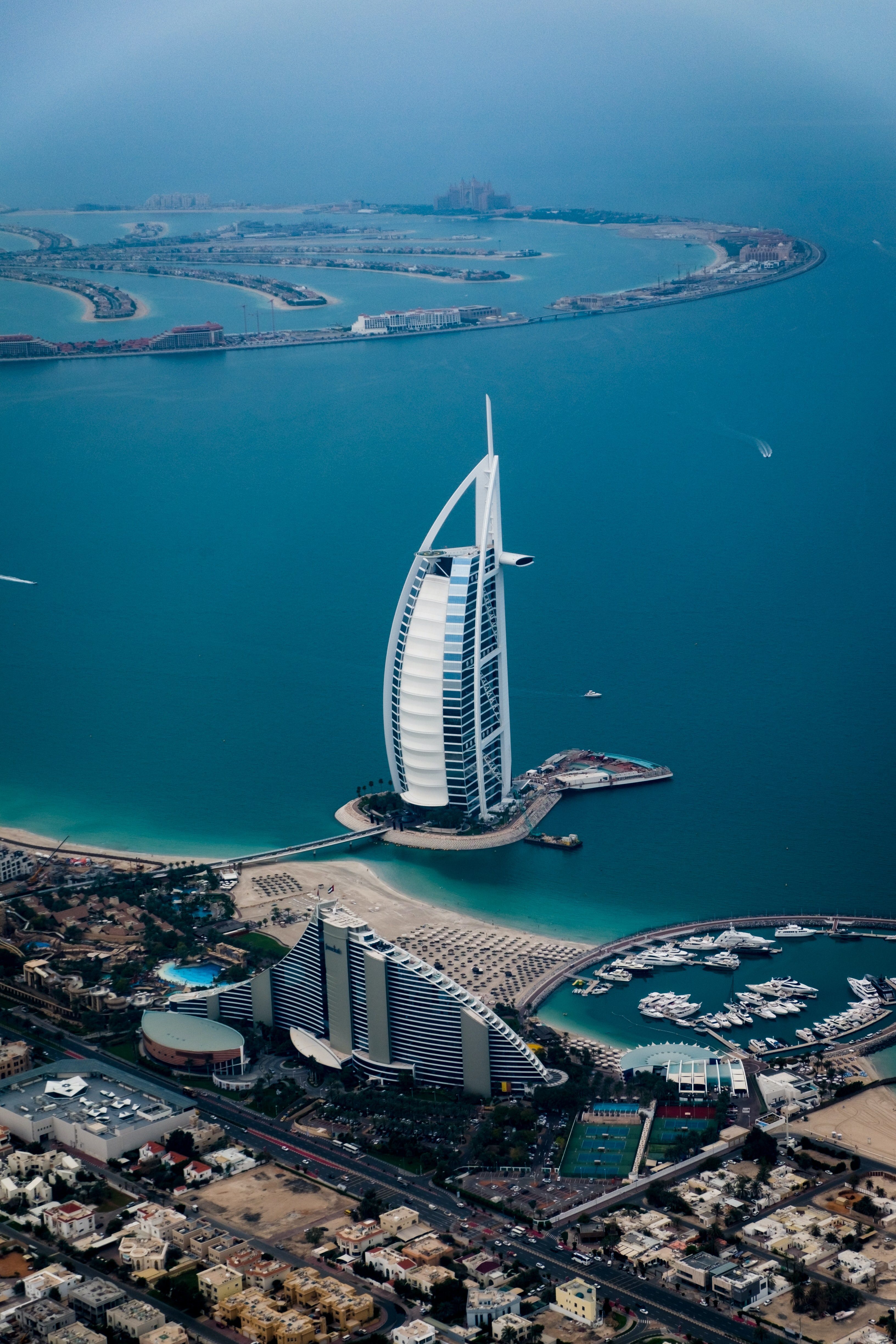 city of dubai and coastline