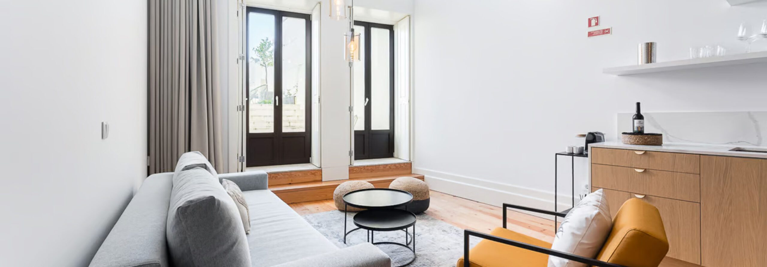 Interior of a studio managed by GuestReady