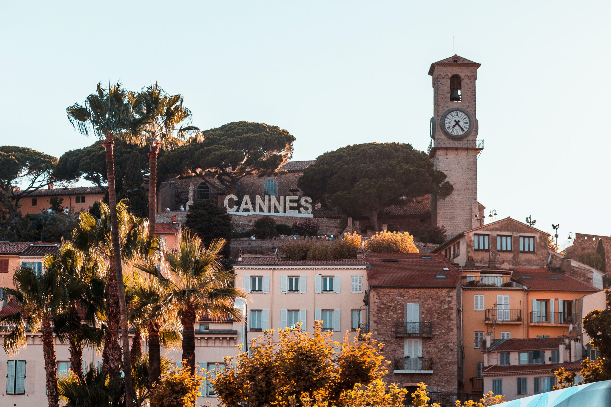 Cannes buildings and houses