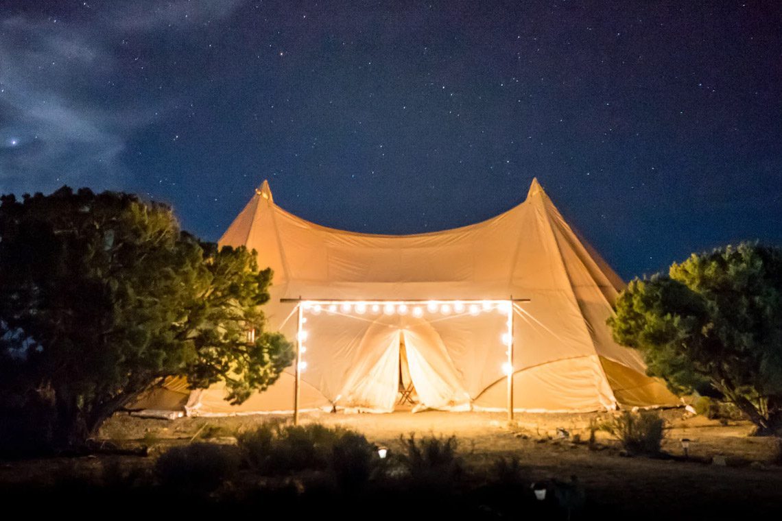 If your description is right, a tent will work as an Airbnb